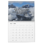 Calendrier mural 2025 avec Versets bibliques allem (Mar 2026)