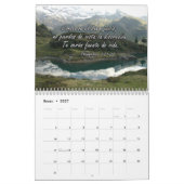 Calendrier mural 2025 avec Versets de la Bible esp (Jan 2027)