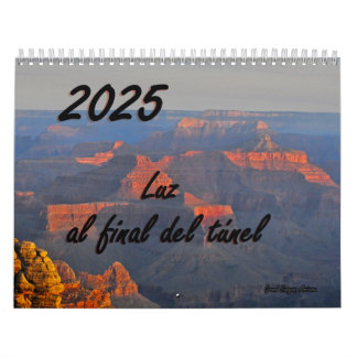 Calendrier mural 2025 avec Versets de la Bible esp