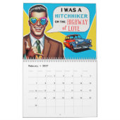 Calendrier mural 2025 - Style Vintage Fun (Feb 2027)