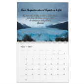 Calendrier Mural 2026 avec Versets Bibliques Espag (Jan 2027)