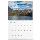 Calendrier Mural 2026 avec Versets Bibliques Espag (Mar 2027)