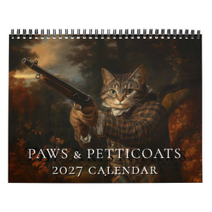 Calendrier Mural 2026 Chats dans les Peintures des