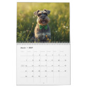 Calendrier mural 2026 de 12 mois pour Schnauzer (Mar 2027)