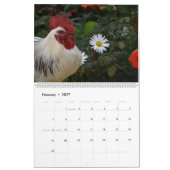Calendrier mural 2026 Poulets Mignon (Feb 2027)