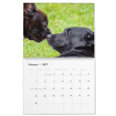 Calendrier mural 2027 Amis chiens Animaux (Feb 2027)