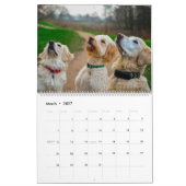 Calendrier mural 2027 Amis chiens Animaux (Mar 2027)