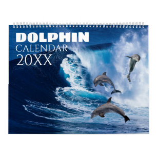 Calendrier mural 2027 Dauphin Vie marine Nature