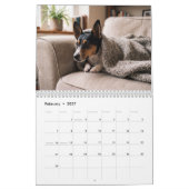Calendrier mural 2027 des Rat Terriers (Feb 2027)