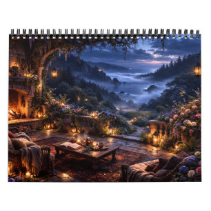 Calendrier mural 2027 Jardins gothiques enchantés