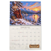 Calendrier Mural 2027 Notes de Terrain de Bigfoot (Feb 2027)
