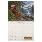 Calendrier Mural 2027 Notes de Terrain de Bigfoot (Mar 2027)