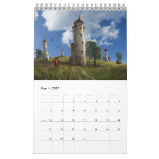 Calendrier Mural 20XX Digital Surreal & Imaginaire Art