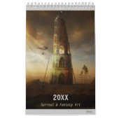 Calendrier Mural 20XX Digital Surreal & Imaginaire Art (Protection)