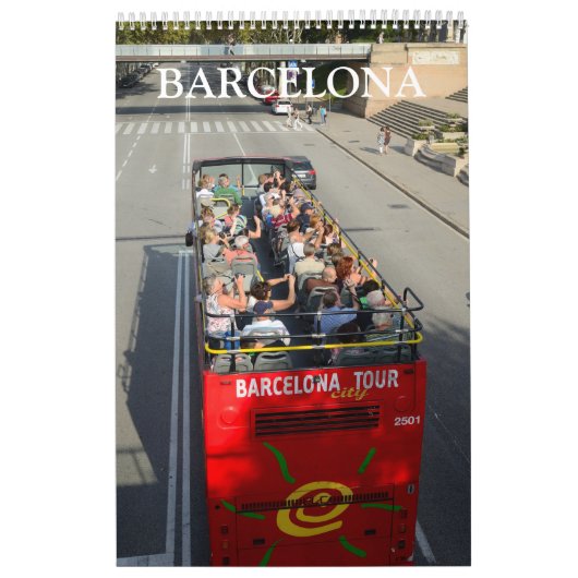 Calendrier Mural 24 mois Barcelone, Espagne (Protection)
