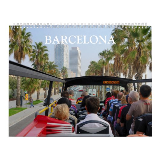 Calendrier Mural 24 mois Barcelone, Espagne (Protection)