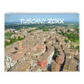Calendrier Mural 24 mois en Toscane (Protection)