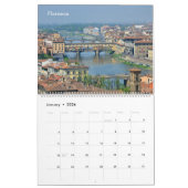Calendrier Mural 24 mois en Toscane (Jan 2026)