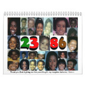 Calendrier Mural #2 Annie&apos ; PICS de s., Dieu 4 m donnant de (Protection)