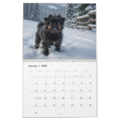 Calendrier mural Affenpinscher. (Jan 2027)