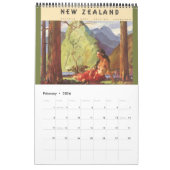 Calendrier Mural Affiches vintages sur les voyages internationaux (Feb 2026)