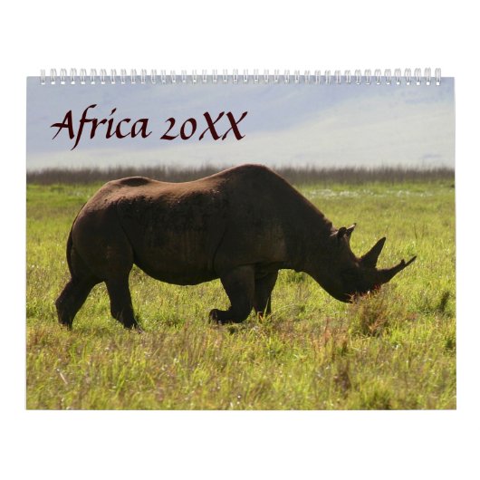 Calendrier Mural Afrique (Protection)