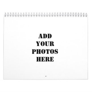 Calendrier Mural Ajoutez vos photos ici