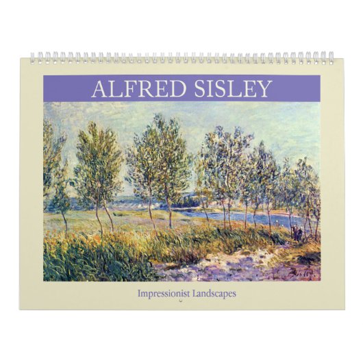 Calendrier Mural Alfred Sisley Landscapes 2026 (Protection)