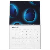 Calendrier Mural Alien dans l'espace (Mar 2027)