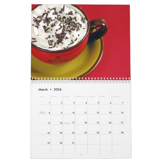 Calendrier Mural Alimentation assistée (Mar 2026)