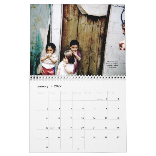 Calendrier Mural Alotenango (Jan 2027)