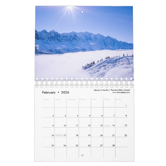 Calendrier Mural Alpes 2017 de bourdon (Feb 2026)