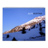 Calendrier Mural Alpes autrichiens (Protection)