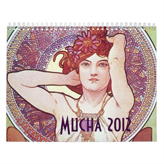 Calendrier Mural Alphonse Mucha (Protection)