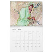 Calendrier Mural Alphonse Mucha (Jan 2026)
