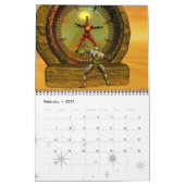 Calendrier Mural ANDROIDES, CYBORGS DE HYPERION WORLD 2017 Sci-Fi (Feb 2027)