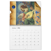 CALENDRIER MURAL ANGELS MUSICAUX COLLECTION D'ART FIN (Jan 2026)