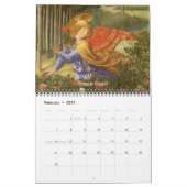 Calendrier Mural Angles Renaissance vintages, Art Antique (Feb 2027)