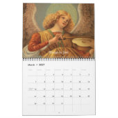 Calendrier Mural Angles Renaissance vintages, Art Antique (Mar 2027)