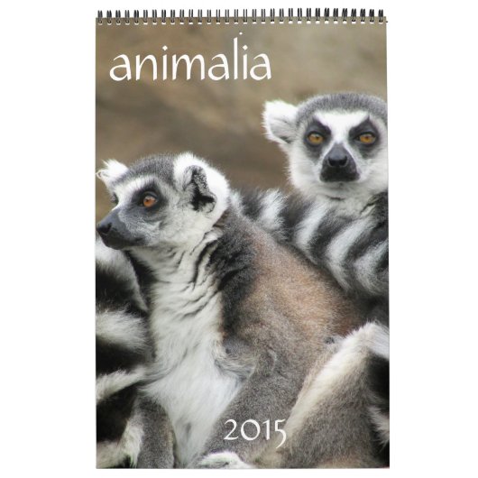 Calendrier Mural animaux 2015 (Protection)