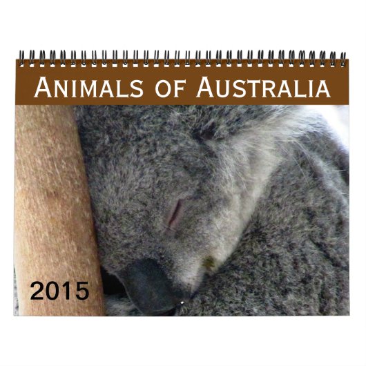 Calendrier Mural animaux australiens 2015 (Protection)