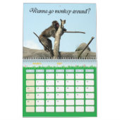 Calendrier Mural Animaux avec l'attitude (Mar 2027)