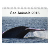 Calendrier Mural Animaux de mer 2015 (Protection)