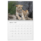 Calendrier Mural Animaux sud-africains (Feb 2027)