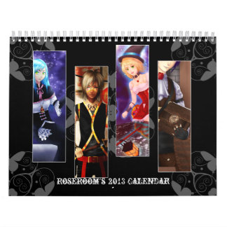 Calendrier Mural Anime 2013