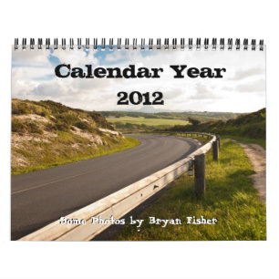 Calendrier Mural Année civile 2012, Bryan Fisher
