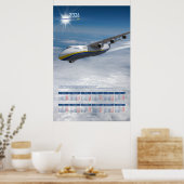Calendrier Mural Annuel 2026 Poster (Cuisine)