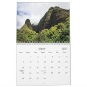 Calendrier mural annuel de Maui Hawaï (Mar 2027)