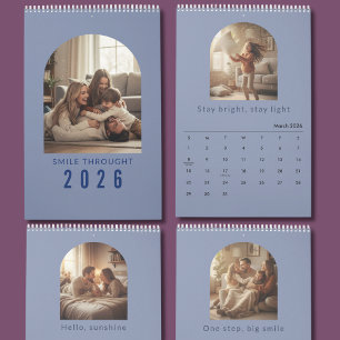 Calendrier mural annuel personnalisé avec vos phot