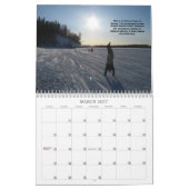 CALENDRIER MURAL APPUIS RENVERSÉS EN ALASKA 2012 (Mar 2027)